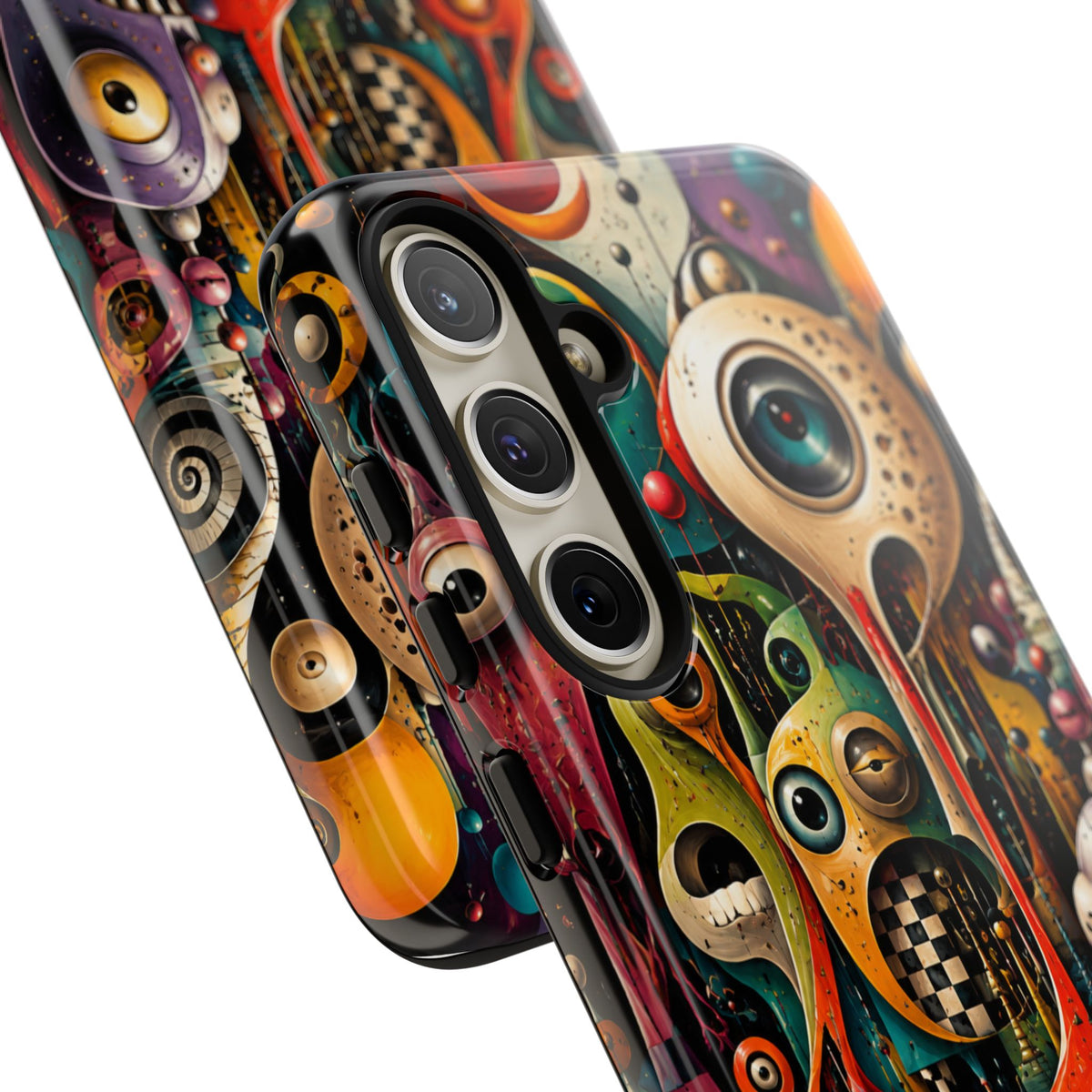 Surreal Monster Art Phone Case — Colorful Abstract Creature Design