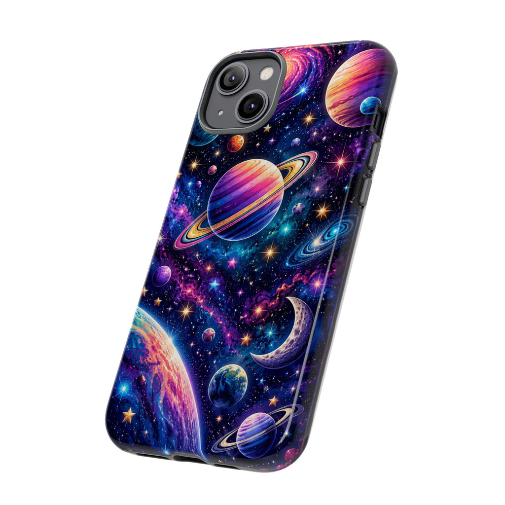 Colorful Galaxy Planets phone case | Tough Case