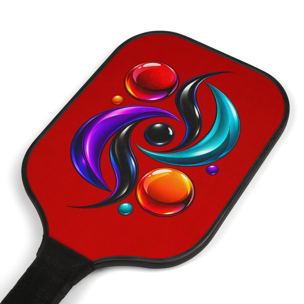 Abstract Swirl Pickleball Paddle Set | Pickleball Kit