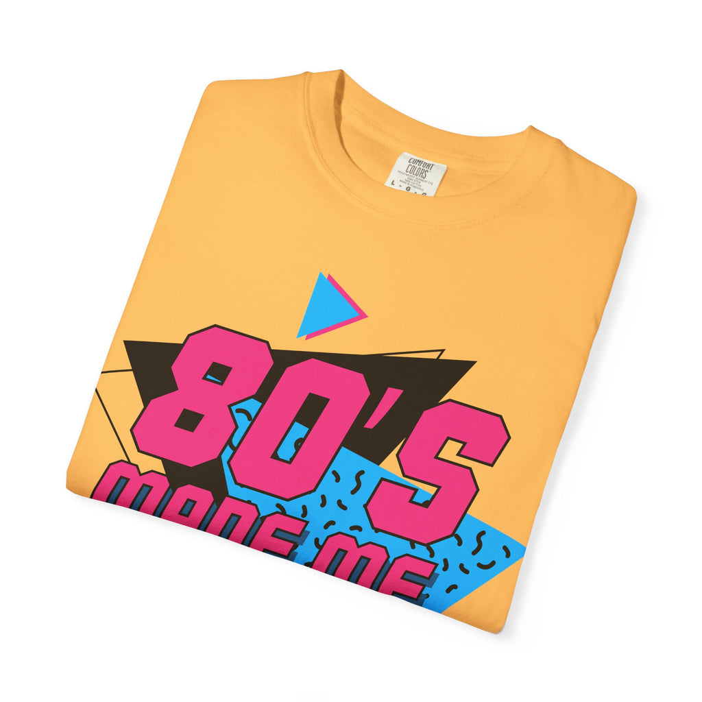 80's Made Me T-shirt | Retro 80s Neon Geometric Tee