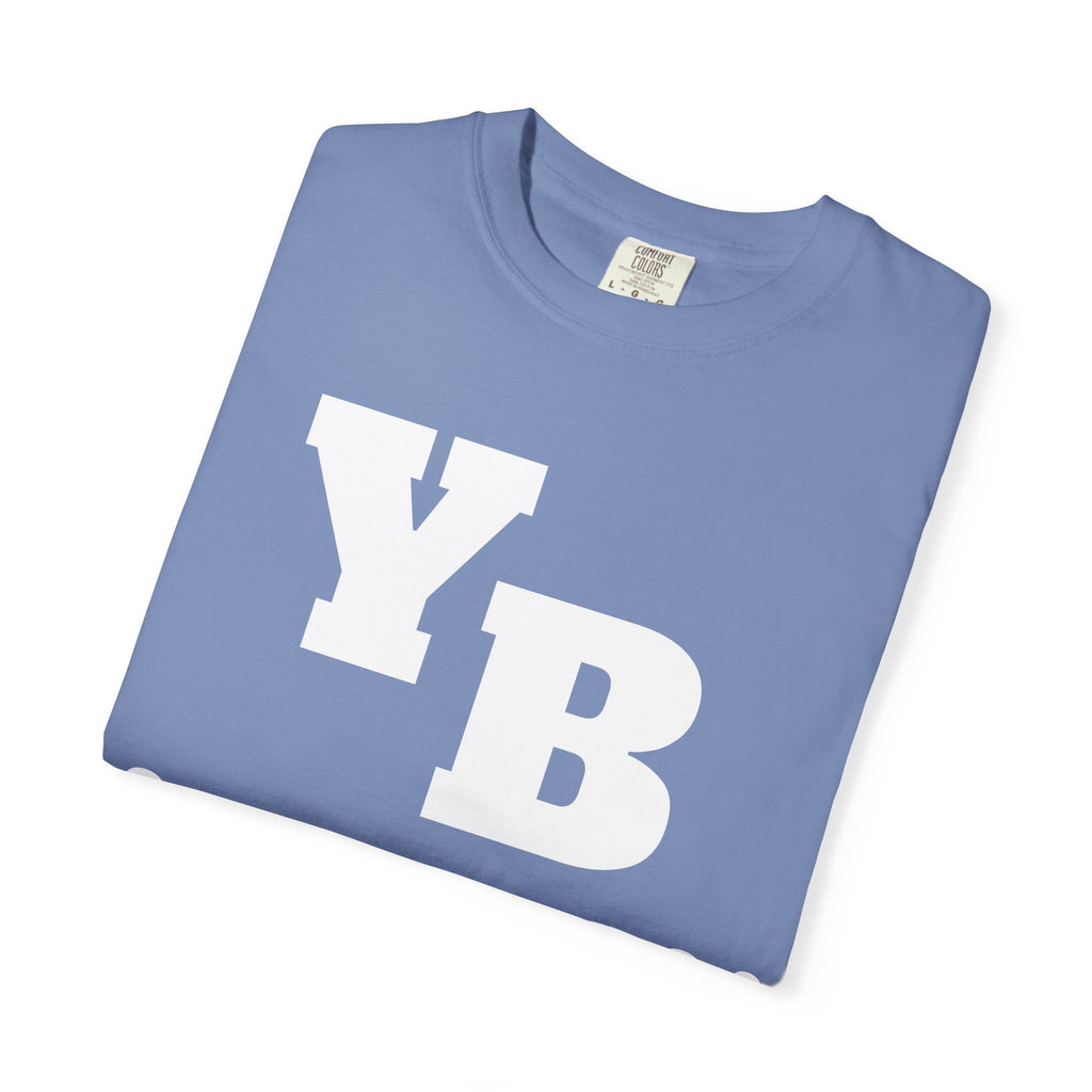 Funny 'YB ¿Normal?' Graphic T-Shirt — Upside-Down Retro Typography Tee