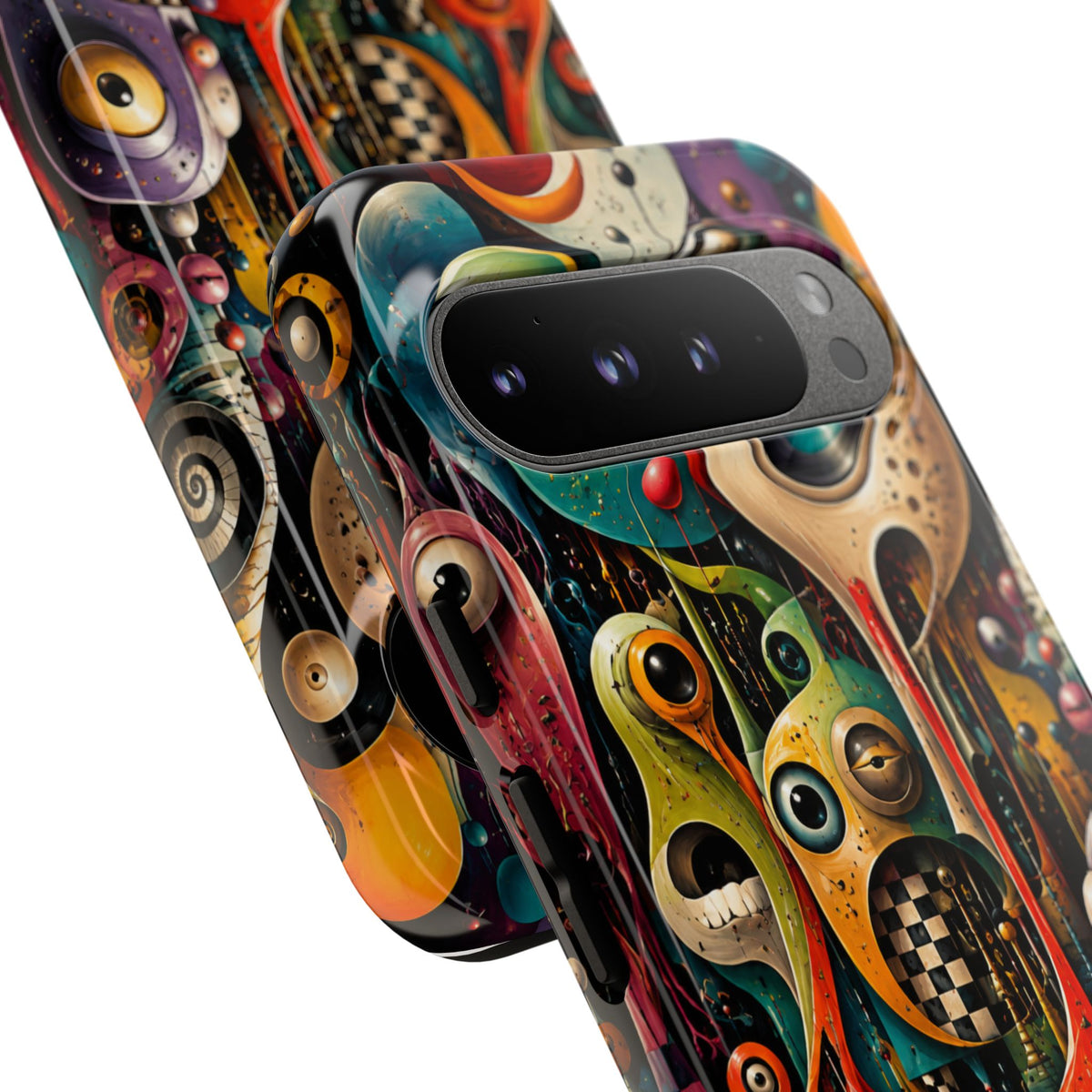 Surreal Monster Art Phone Case — Colorful Abstract Creature Design