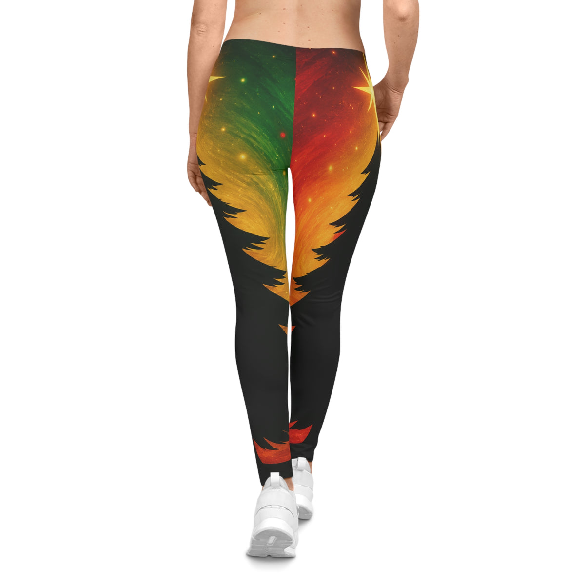 Aurora Pine Christmas Leggings — Women's Holiday All-Over-Print