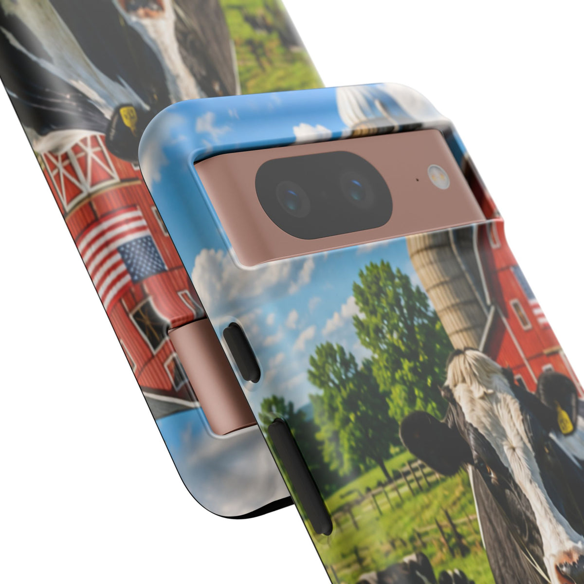Cow Farm Phone Case — Rustic Barnyard iPhone Cover