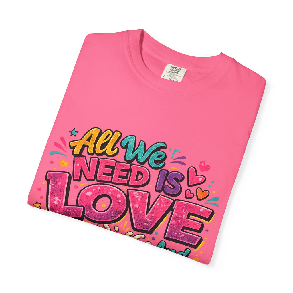 All We Need Is Love and Beer T-Shirt | Beer Graphic Tee