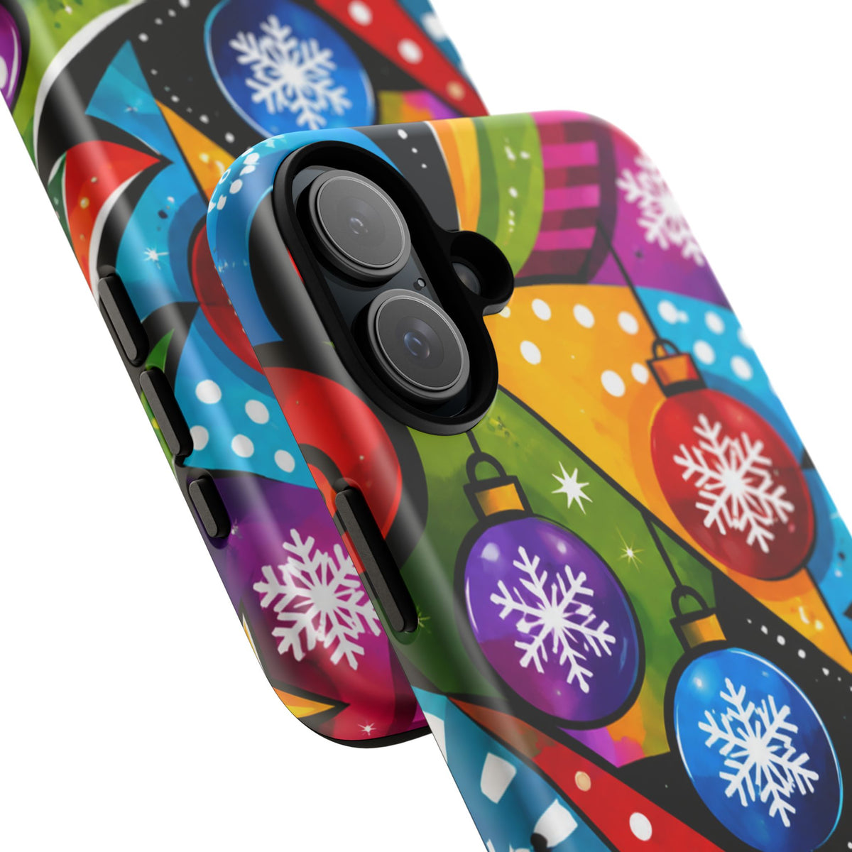 Holiday Ornament Phone Case — Colorful Festive Christmas Design