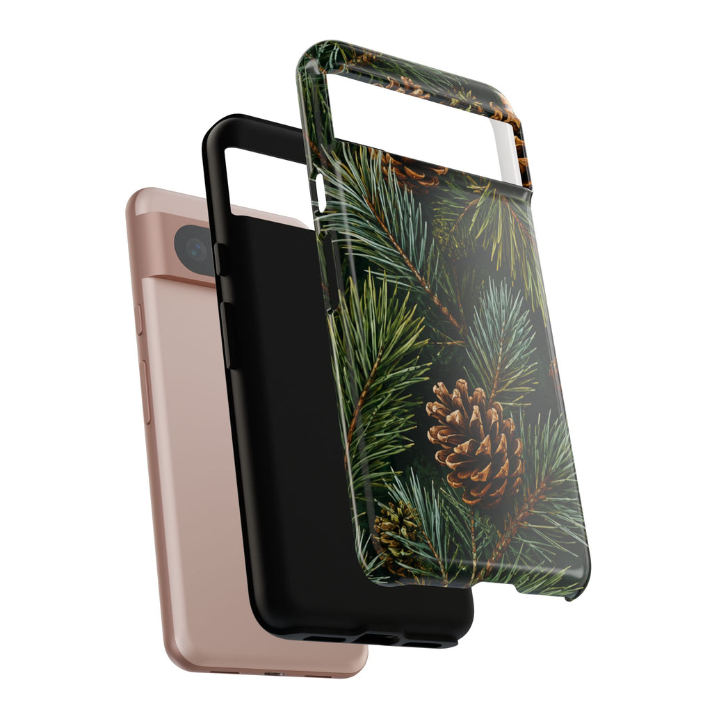 Pinecone Pines Phone Case — Festive Evergreen iPhone Cover
