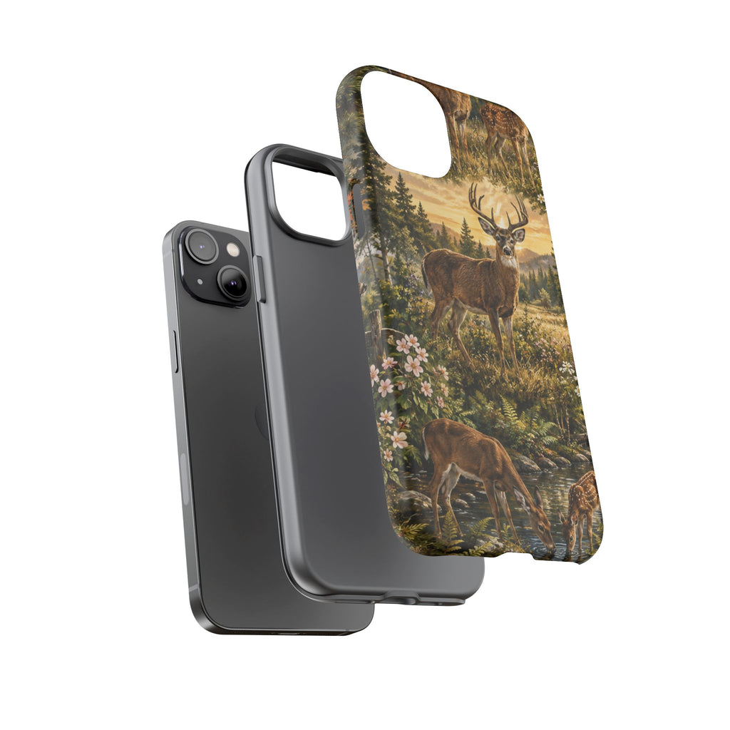 Deer Forest Phone Case — Woodland Bucks Nature iPhone Cover