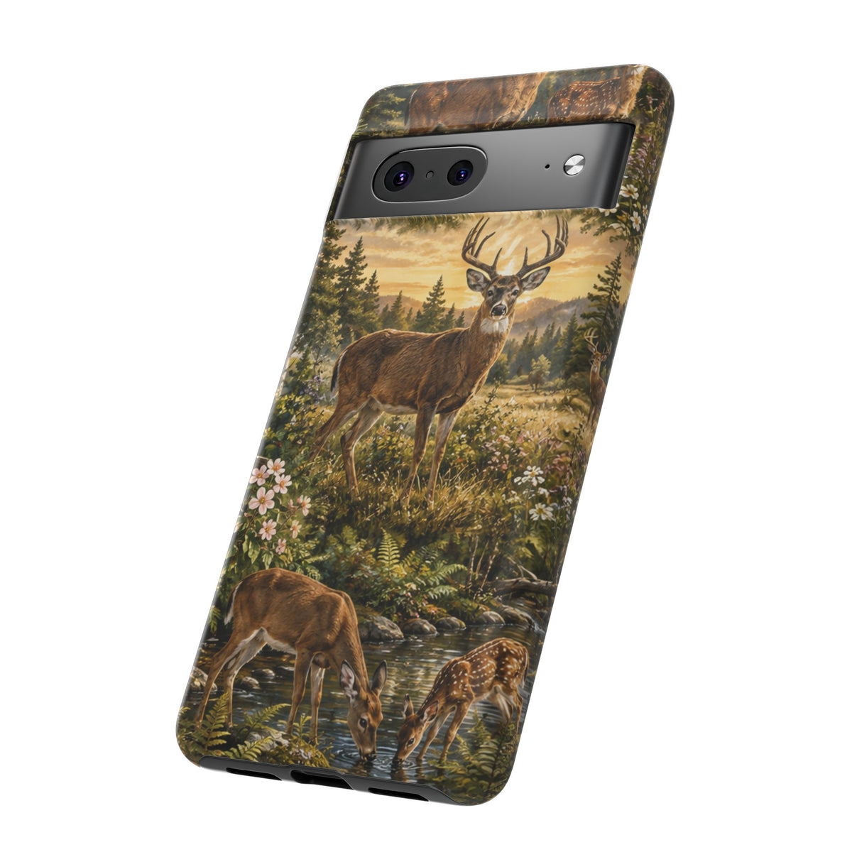 Deer Forest Phone Case — Woodland Bucks Nature iPhone Cover