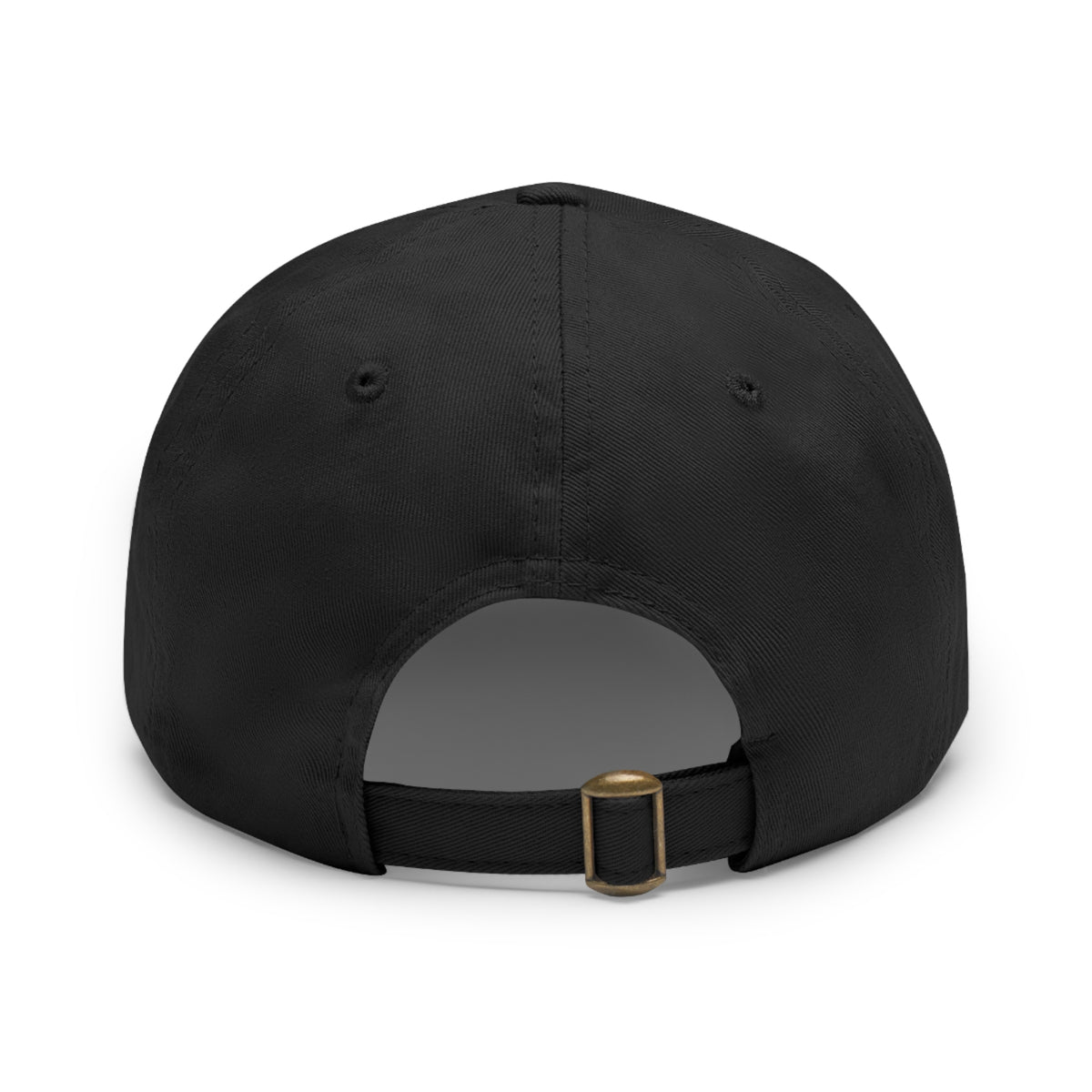 New Jersey Patch Logo Dad Hat | Leather Rectangle Patch