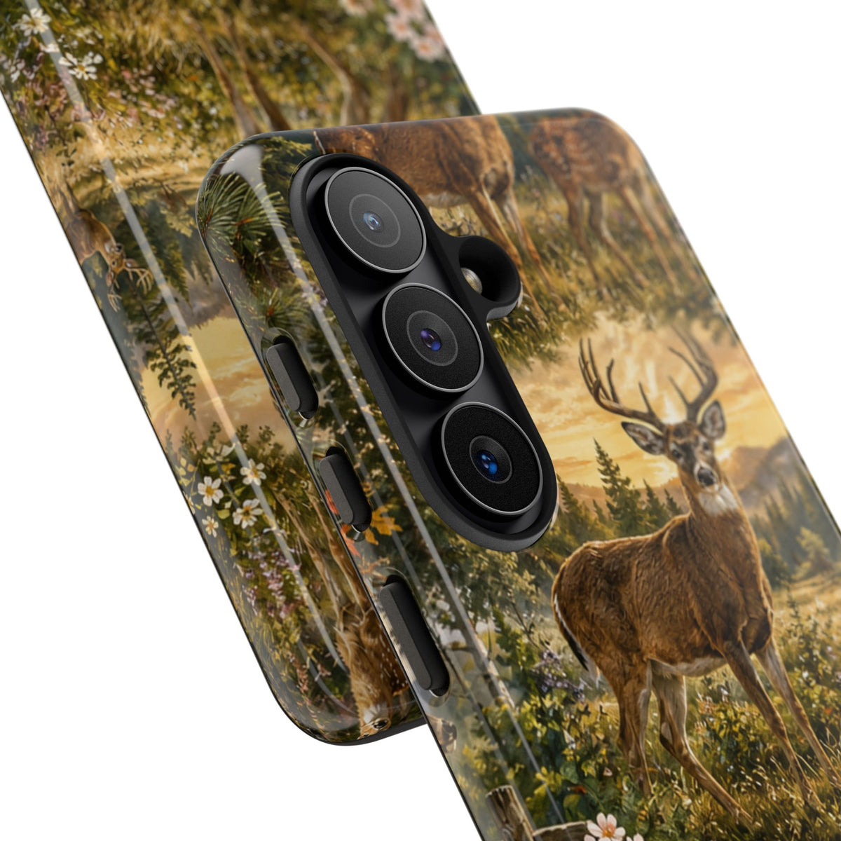 Deer Forest Phone Case — Woodland Bucks Nature iPhone Cover