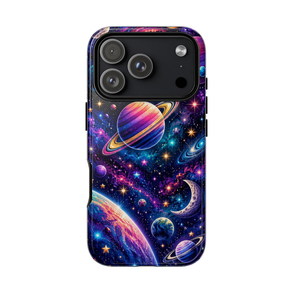 Colorful Galaxy Planets phone case | Tough Case