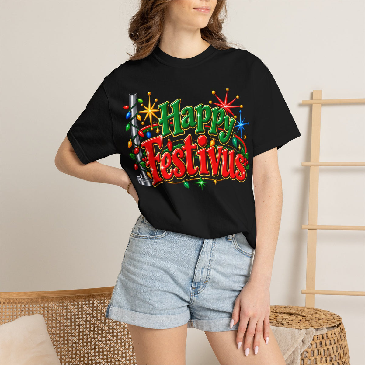 Festivus T-Shirt — "Happy Festivus" Holiday Graphic Tee