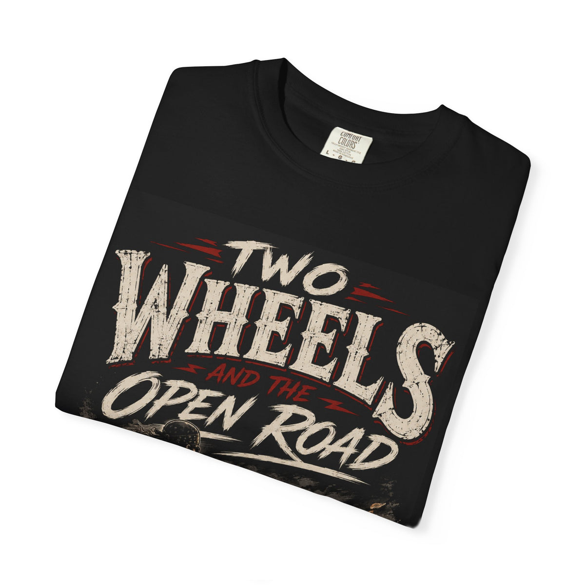 Two Wheels and the Open Road T-shirt | Motorcycle Sunset Ride