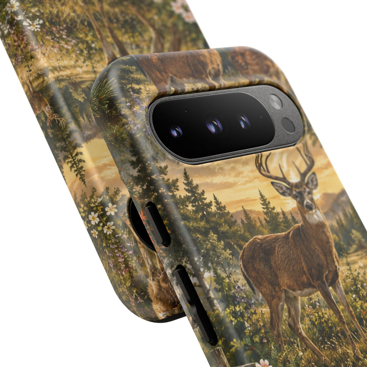 Deer Forest Phone Case — Woodland Bucks Nature iPhone Cover