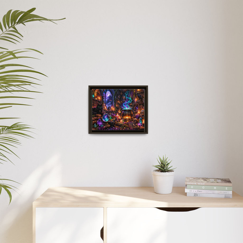 Mystic Witch’s Apothecary Matte Canvas Framed Art