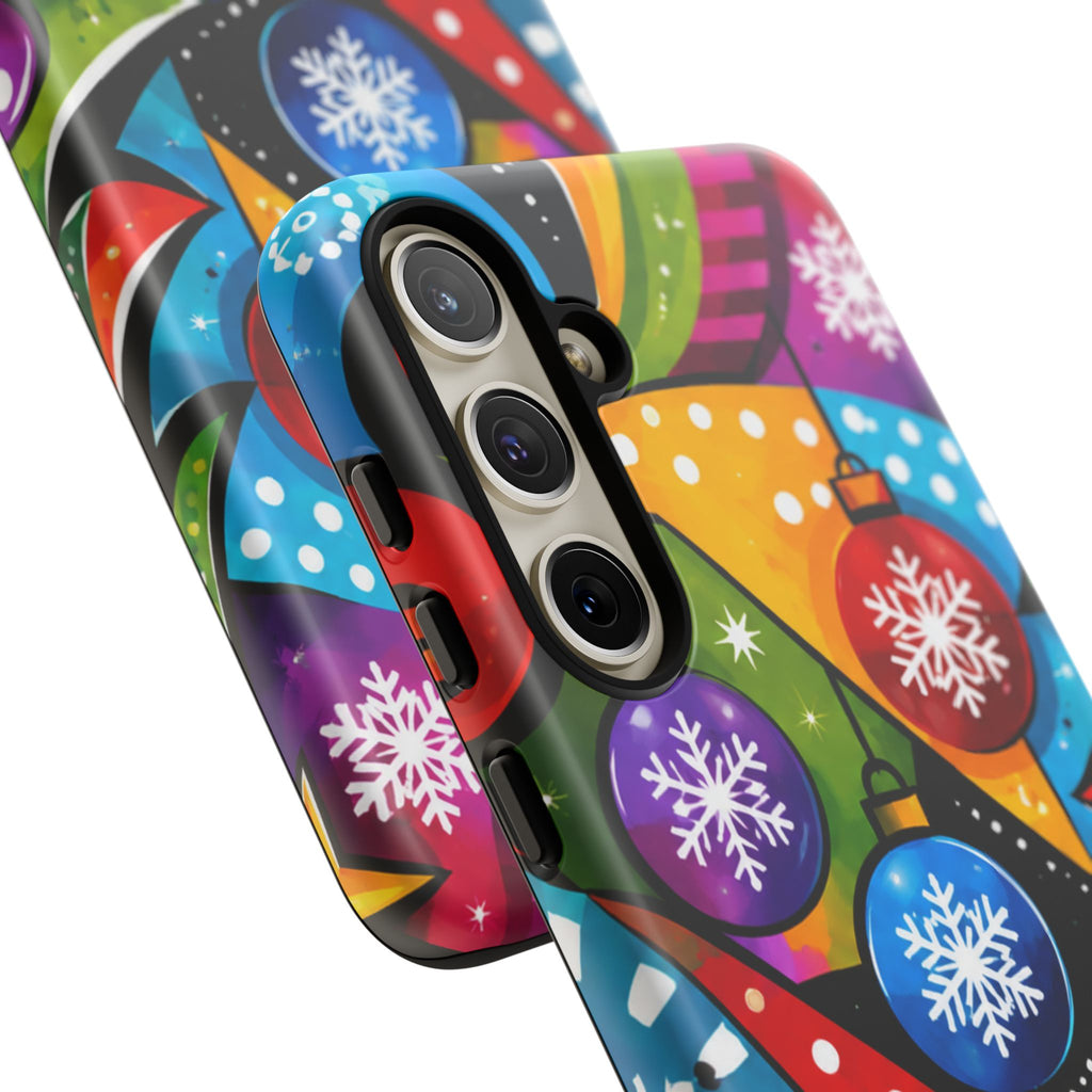 Holiday Ornament Phone Case — Colorful Festive Christmas Design