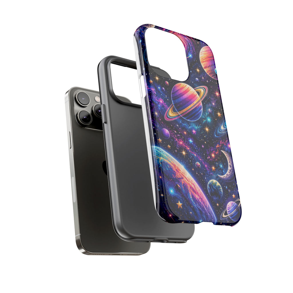 Colorful Galaxy Planets phone case | Tough Case