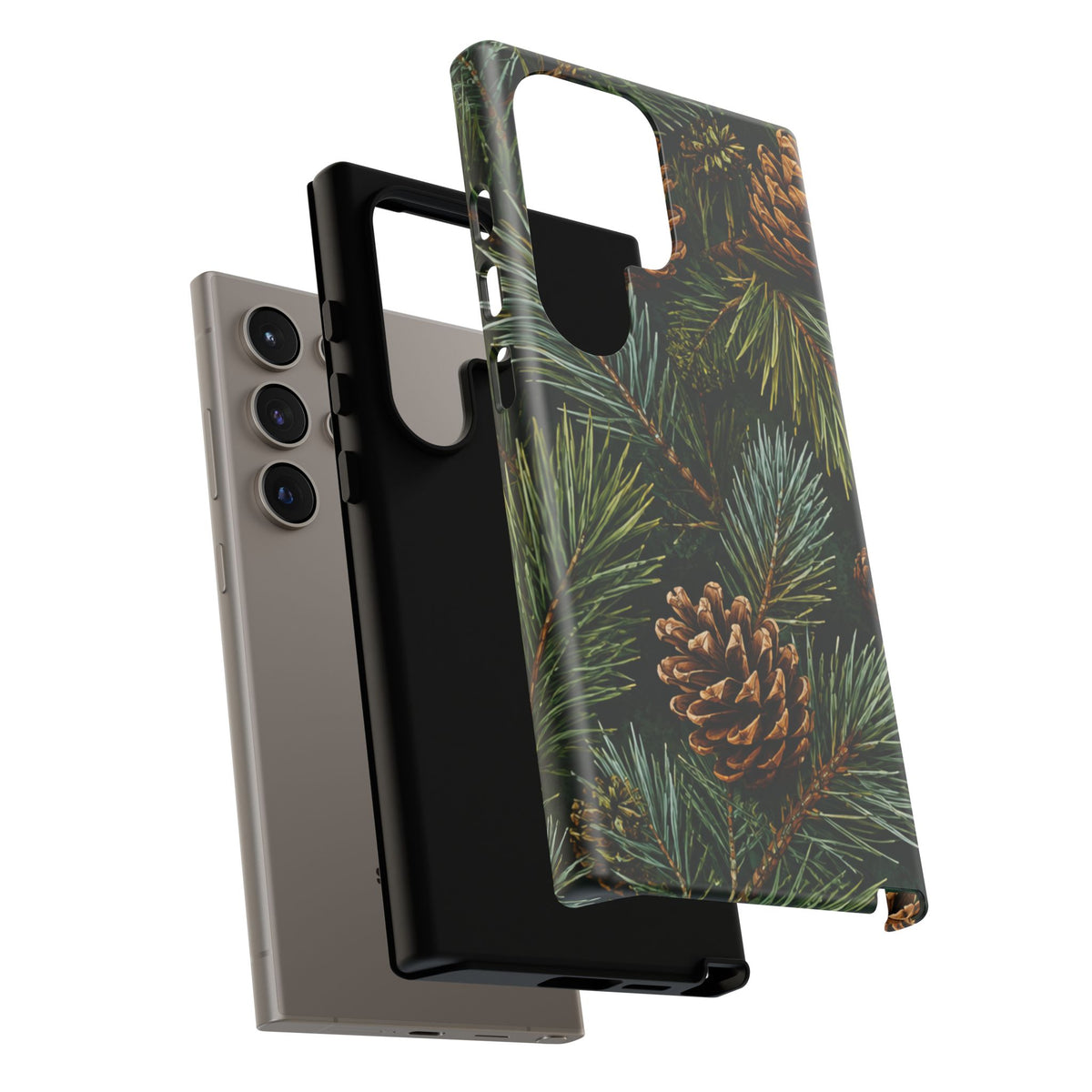 Pinecone Pines Phone Case — Festive Evergreen iPhone Cover