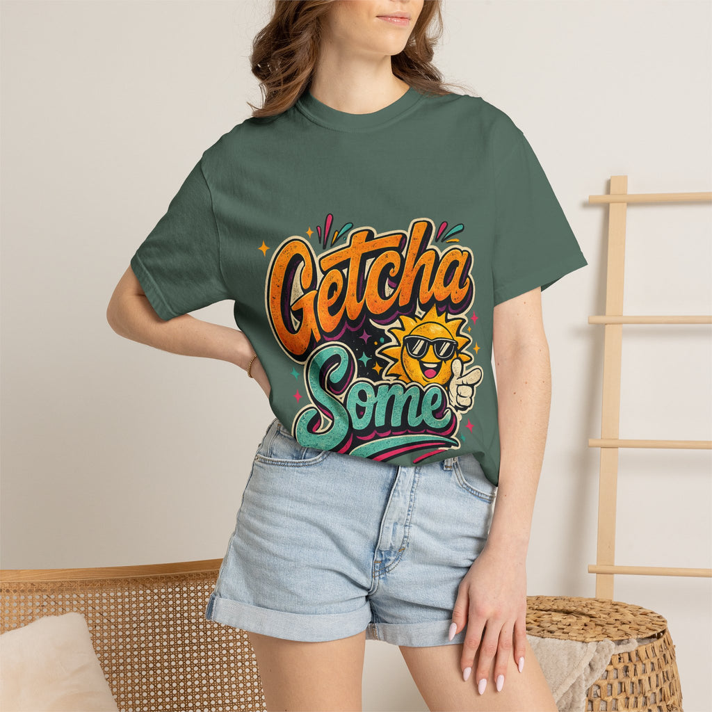 Getcha Some Sun Graphic T-Shirt | Retro Sun Illustration
