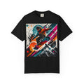Snowboarder Abstract Art Tee — Dynamic Winter Sports Graphic T-Shirt