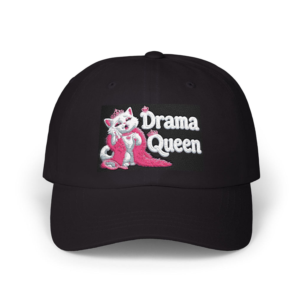 Drama Queen Cat Cap | Embroidered Vintage Kitten Patch