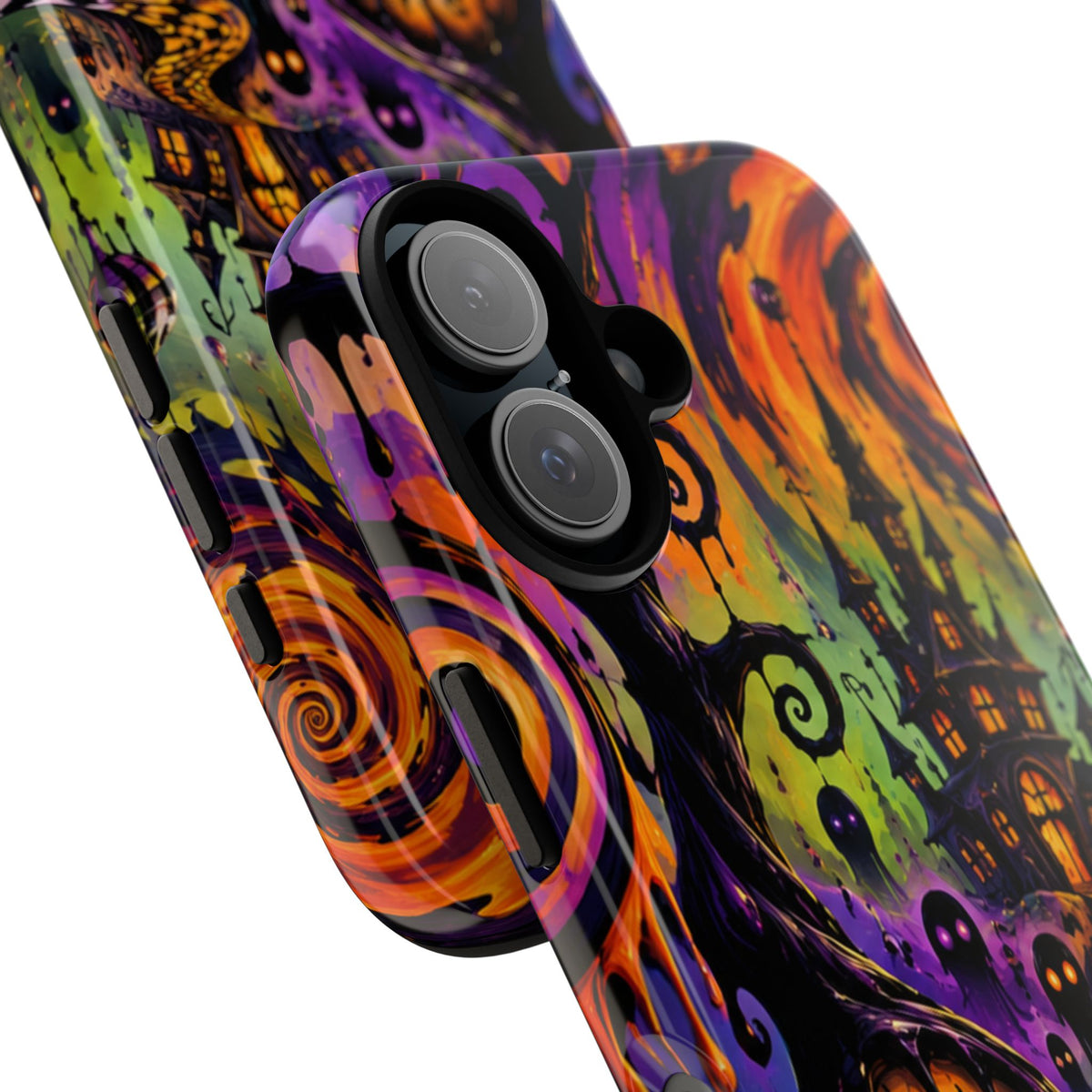 Phone Case — Psychedelic Haunted House Halloween Design