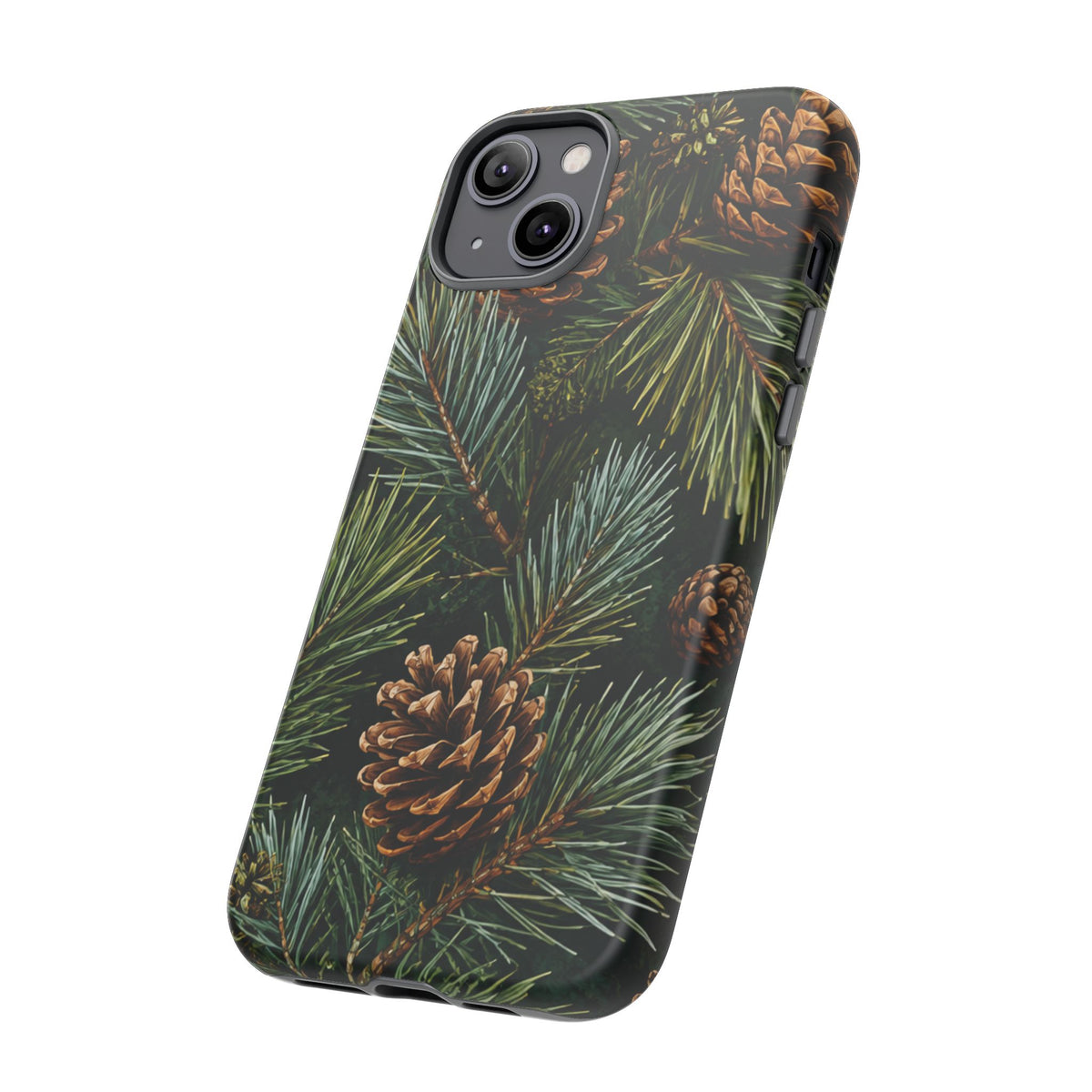 Pinecone Pines Phone Case — Festive Evergreen iPhone Cover