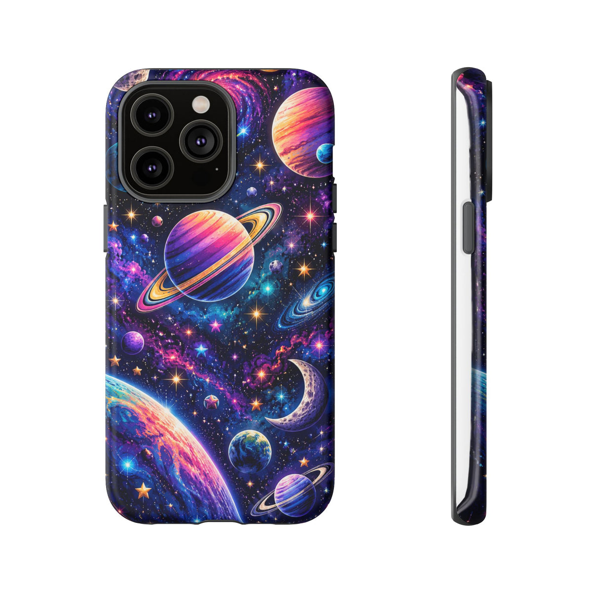 Colorful Galaxy Planets phone case | Tough Case