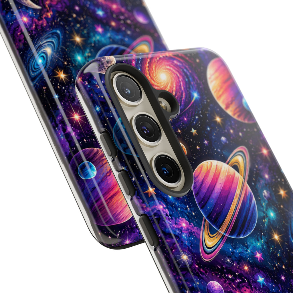 Colorful Galaxy Planets phone case | Tough Case