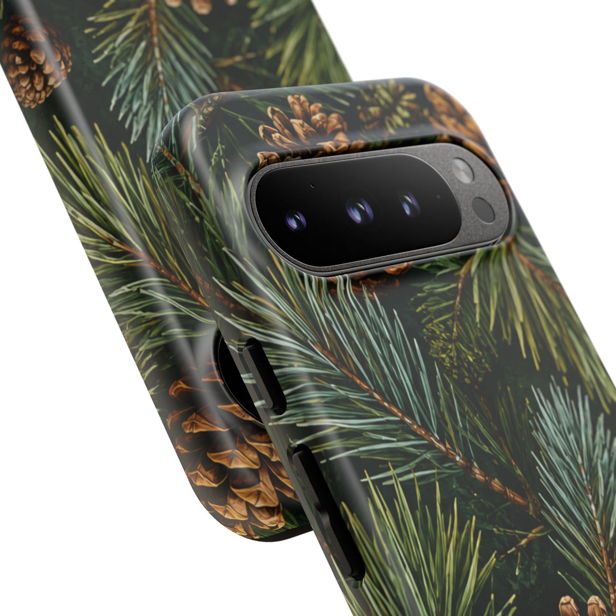 Pinecone Pines Phone Case — Festive Evergreen iPhone Cover
