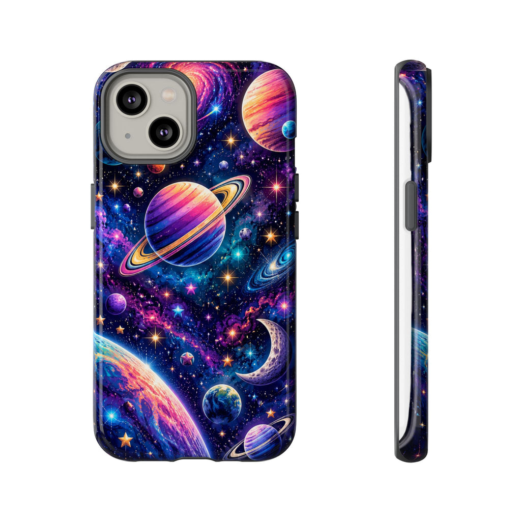 Colorful Galaxy Planets phone case | Tough Case
