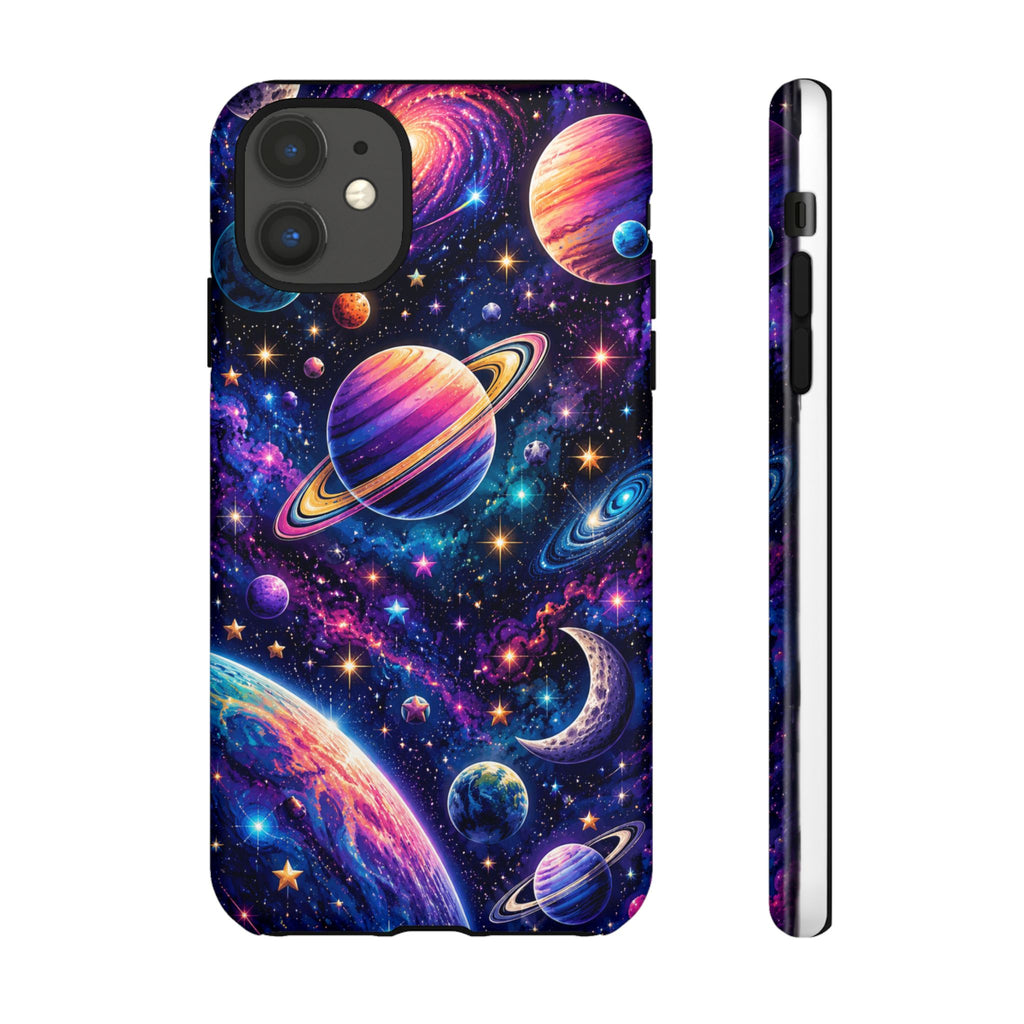 Colorful Galaxy Planets phone case | Tough Case