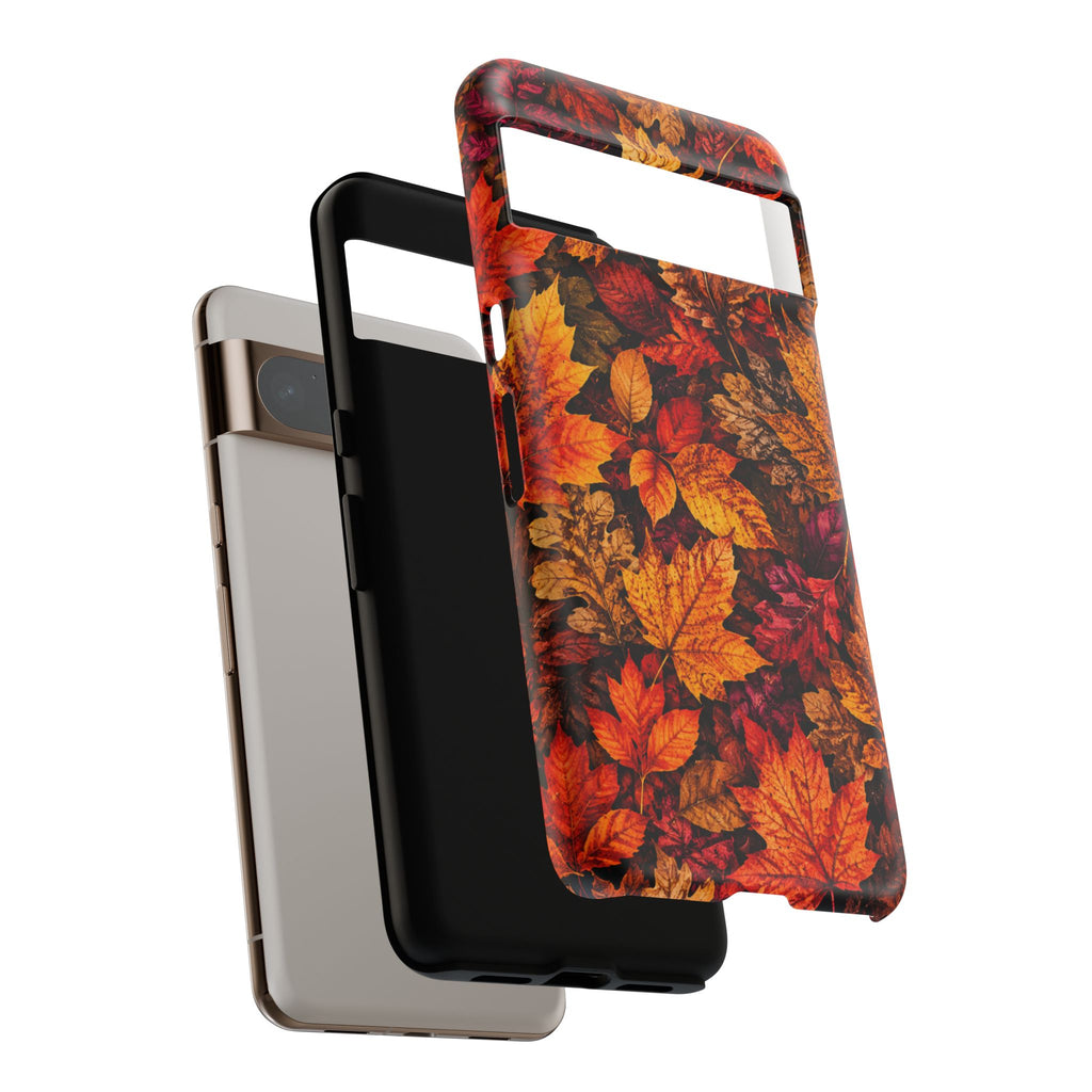 Autumn Leaves Tough Phone Case — Fall Foliage Protective Cover