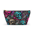 Colorful Sugar Skull Pattern Accessory Pouch