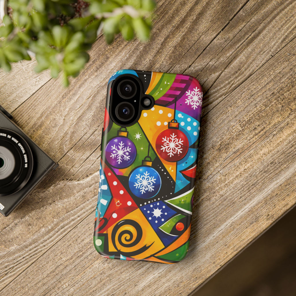 Holiday Ornament Phone Case — Colorful Festive Christmas Design