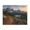 Sunset Mountain Trail Puzzle | Scenic Landscape Jigsaw