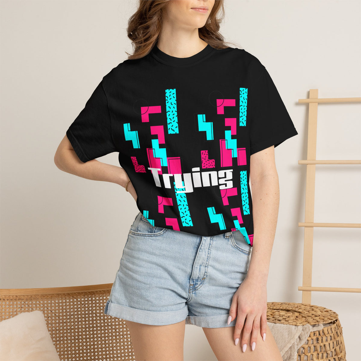 Trying To Put The Pieces Of My Life Together Pattern T-Shirt