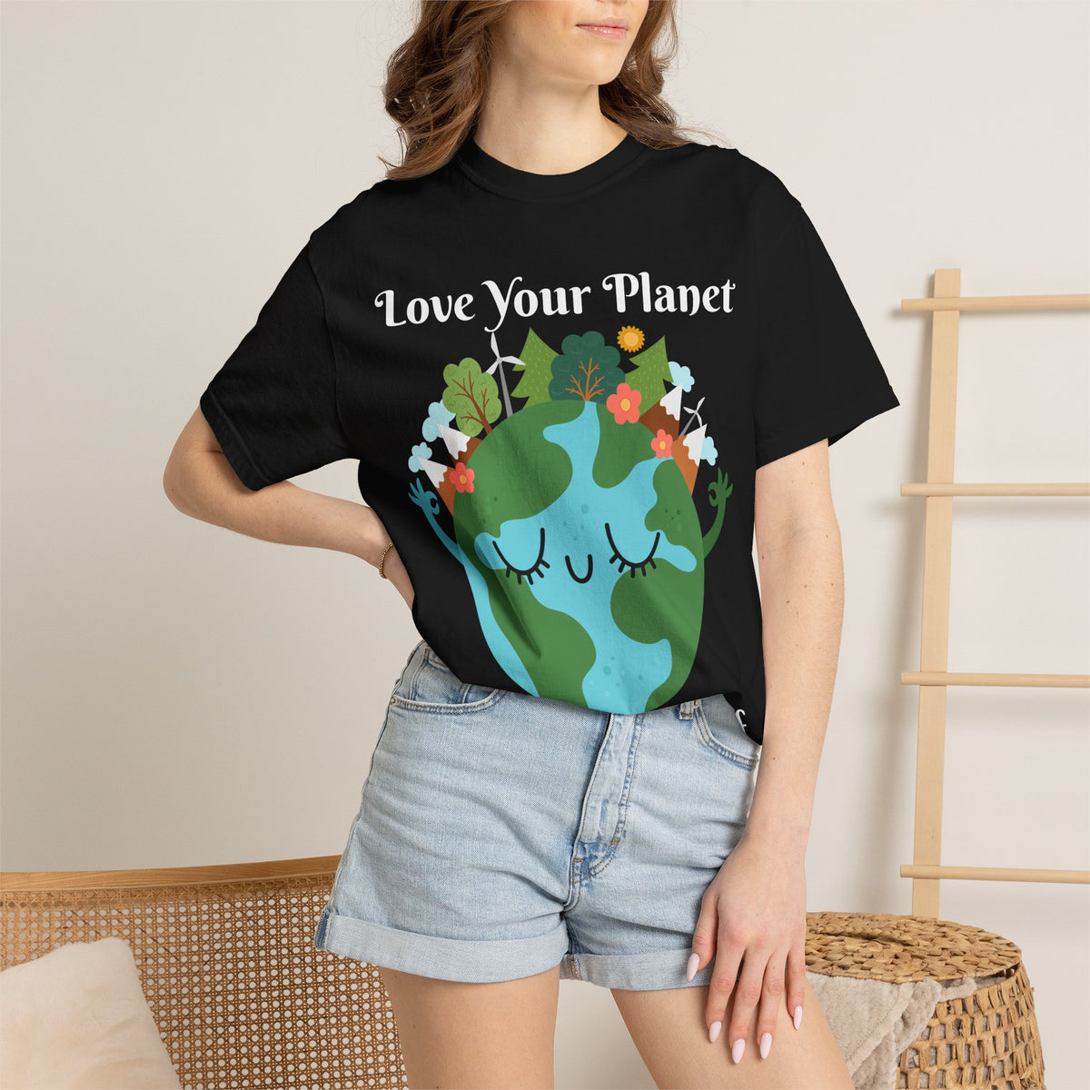 Love Your Planet Love Yourself T-Shirt — Earth Day Eco-Friendly Graphic Tee