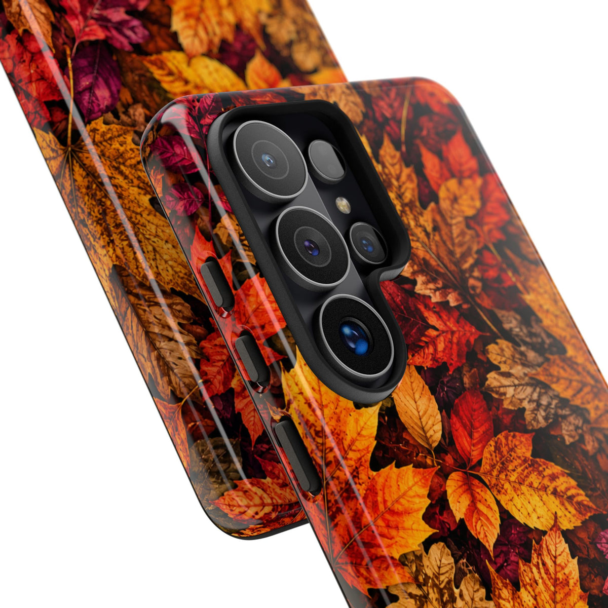 Autumn Leaves Tough Phone Case — Fall Foliage Protective Cover