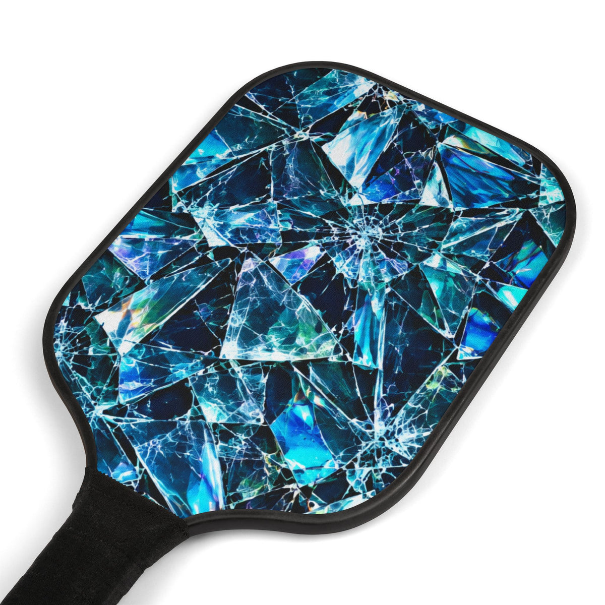 Pickleball Paddle Set — Blue Crystal Design Kit (2 Paddles + 2 Balls)