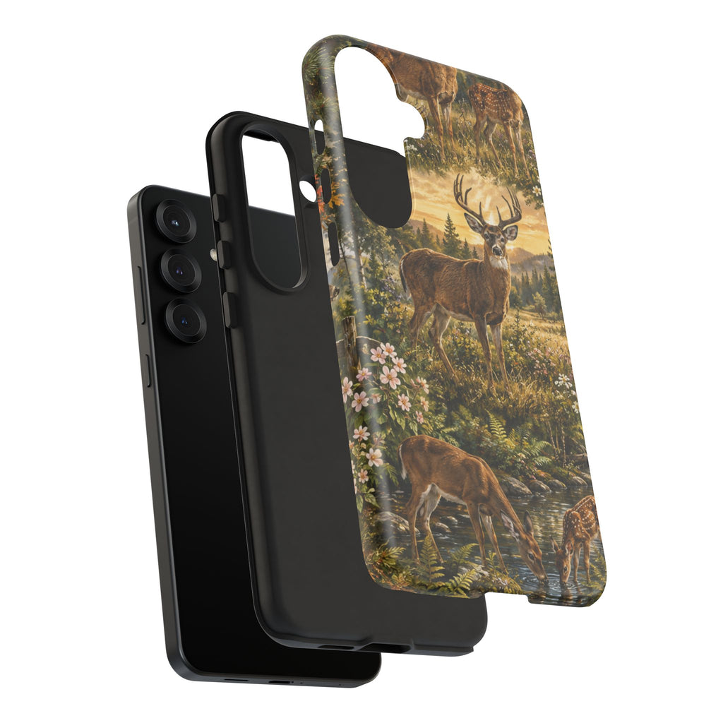 Deer Forest Phone Case — Woodland Bucks Nature iPhone Cover