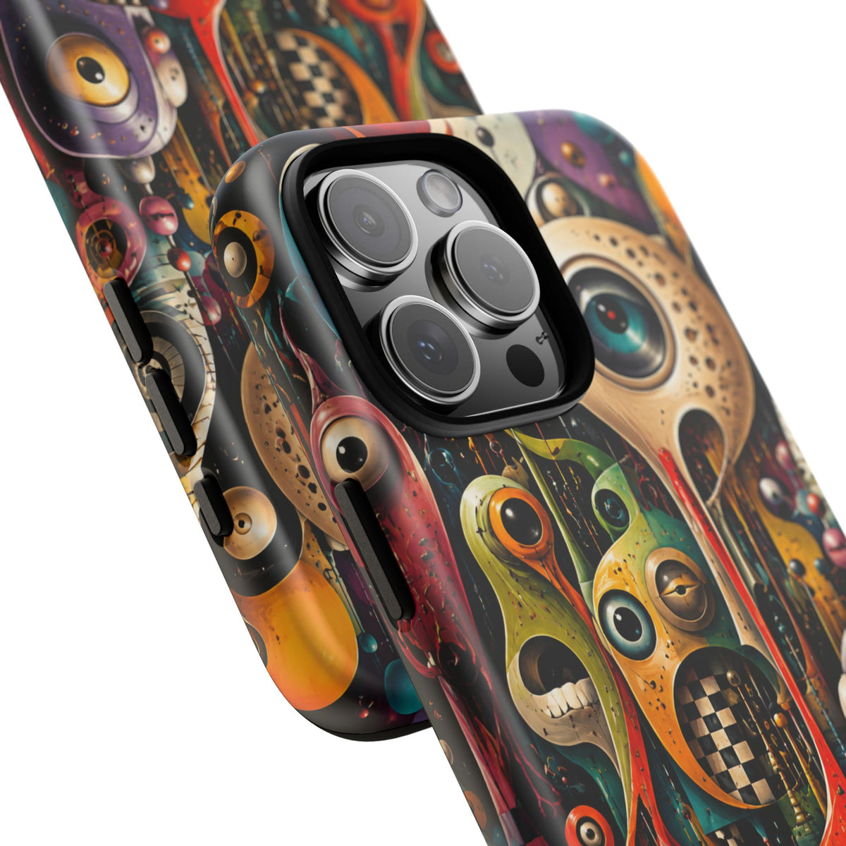 Surreal Monster Art Phone Case — Colorful Abstract Creature Design