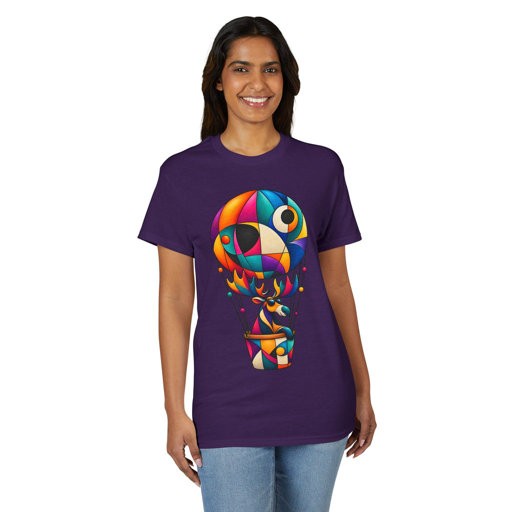 Colorful Geometric Hot Air Balloon T-Shirt