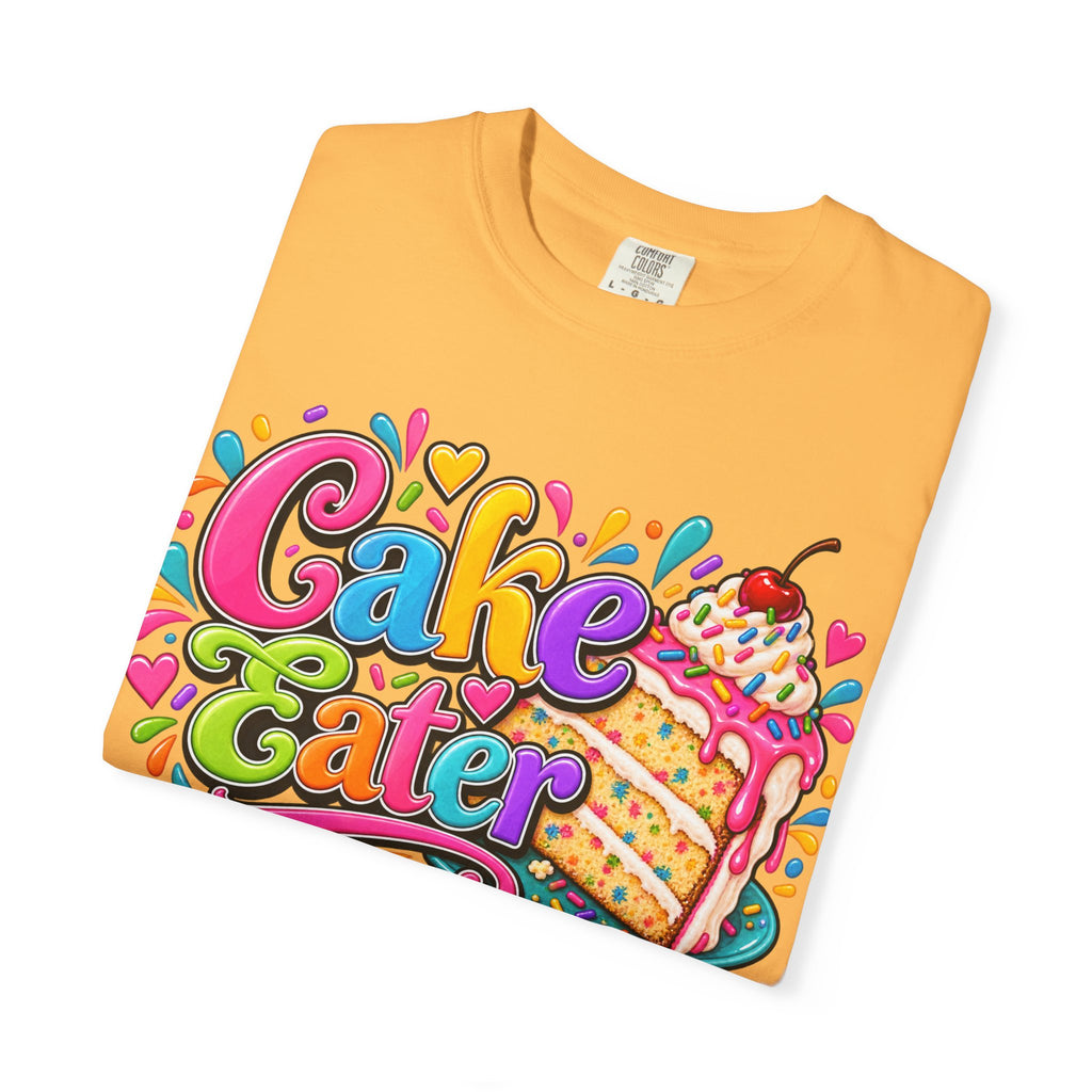 Cake Eater T‑Shirt — Colorful Slice Graphic Tee for Dessert Lovers