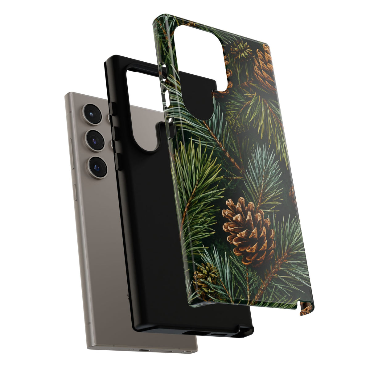 Pinecone Pines Phone Case — Festive Evergreen iPhone Cover