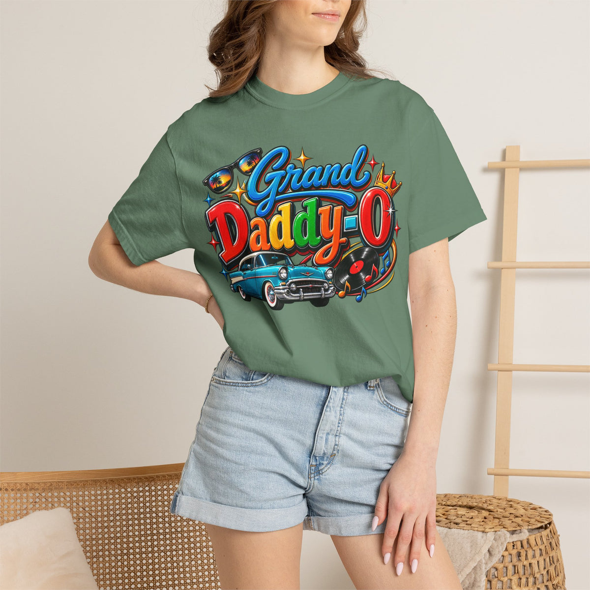 Grand Daddy-O Retro Car Graphic T-Shirt