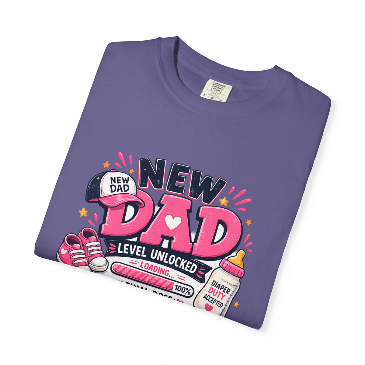 New Dad Level Unlocked T-shirt | Daddy to a Princess