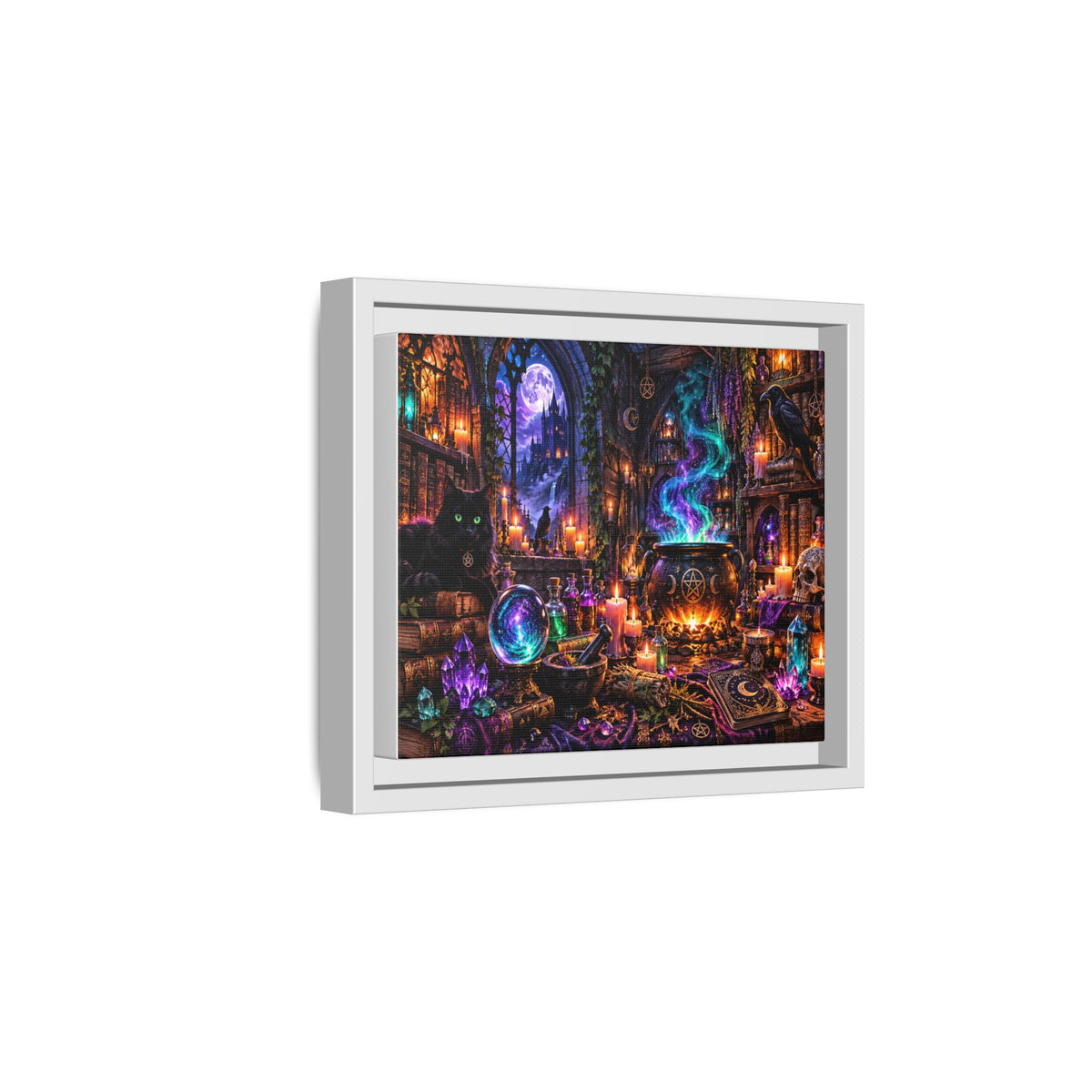 Mystic Witch’s Apothecary Matte Canvas Framed Art