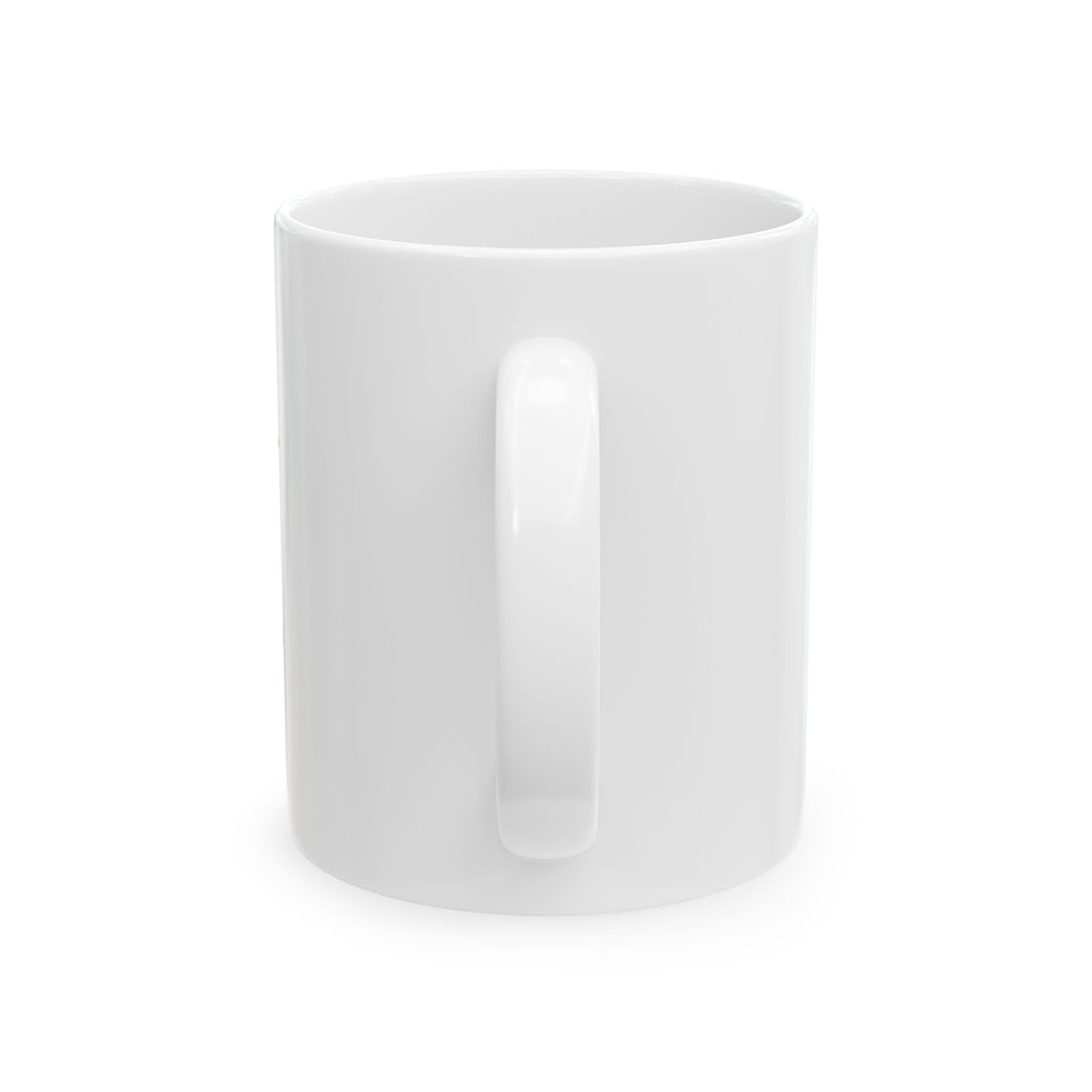 Ohio Letter Art Mug | State Skyline, Heart & Floral Ceramic Mug